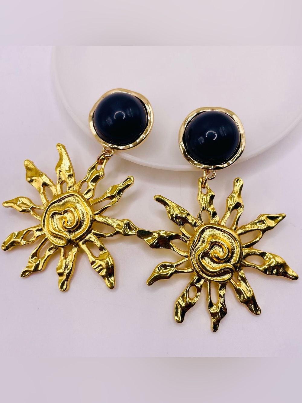 Golden Sun Earrings